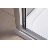 Semi Frameless Shower Screen (74~82)x 195cm & (98~101)x 195cm Side AS/NZS Glass