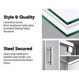 Shower Screen 1000x800x1900mm Framed Safety Glass Pivot Door By Della Francesca