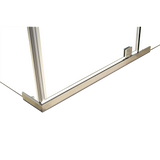 Shower Screen 1000x800x1900mm Framed Safety Glass Pivot Door By Della Francesca