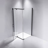 Shower Screen 1200x700x1900mm Framed Safety Glass Pivot Door By Della Francesca