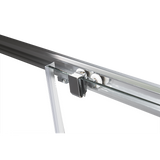 800 x 900mm Sliding Door Nano Safety Glass Shower Screen By Della Francesca