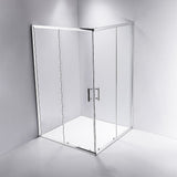 1000 x 1200mm Sliding Door Nano Safety Glass Shower Screen By Della Francesca