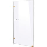 900 x 2100mm Frameless 10mm Safety Glass Shower Screen
