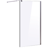 1000 x 2100mm Frameless 10mm Safety Glass Shower Screen
