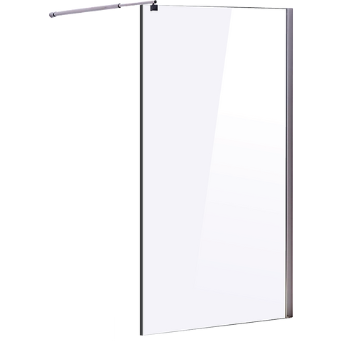 1000 x 2100mm Frameless 10mm Safety Glass Shower Screen