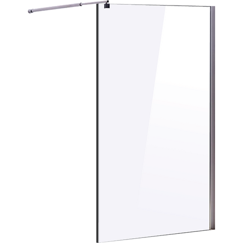 1000 x 2000mm Frameless 10mm Safety Glass Shower Screen
