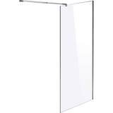 1000 x 2100mm Frameless 10mm Safety Glass Shower Screen