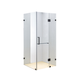 1000 x 1000mm Frameless 10mm Glass Shower Screen By Della Francesca