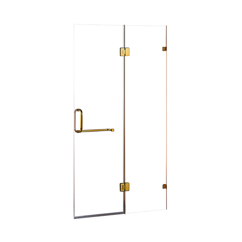 90 x 200cm Wall to Wall Frameless Shower Screen 10mm Glass By Della Francesca