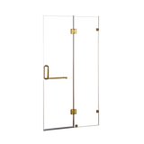 100 x 200cm Wall to Wall Frameless Shower Screen 10mm Glass By Della Francesca