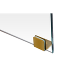 1000 x 900mm Frameless 10mm Glass Shower Screen By Della Francesca