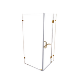 1000 x 900mm Frameless 10mm Glass Shower Screen By Della Francesca