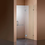 110 x 200cm Wall to Wall Frameless Shower Screen 10mm Glass By Della Francesca