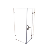 1000 x 900mm Frameless 10mm Glass Shower Screen By Della Francesca