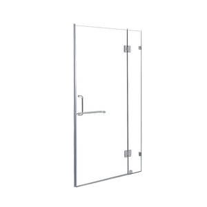 100 x 200cm Wall to Wall Frameless Shower Screen 10mm Glass By Della Francesca