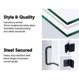 1000 x 700mm Frameless 10mm Glass Shower Screen By Della Francesca