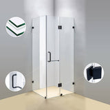 1200 x 800mm Frameless 10mm Glass Shower Screen By Della Francesca