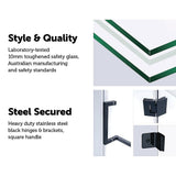 1000 x 800mm Frameless 10mm Glass Shower Screen By Della Francesca