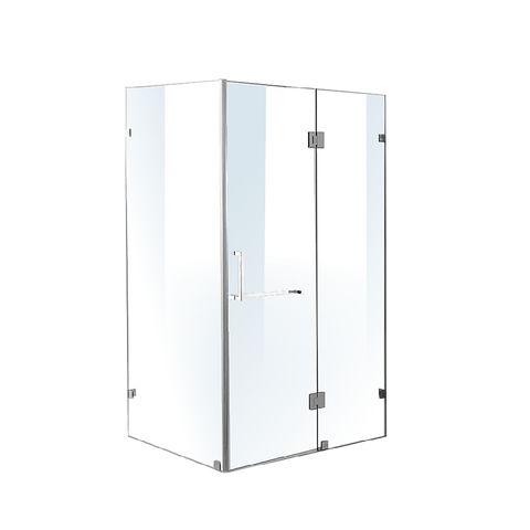 1200 x 700mm Frameless 10mm Glass Shower Screen By Della Francesca