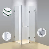 1200 x 700mm Frameless 10mm Glass Shower Screen By Della Francesca