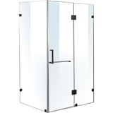 1200 x 1000mm Frameless 10mm Glass Shower Screen By Della Francesca