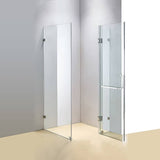 1100 x 1000mm Frameless 10mm Glass Shower Screen By Della Francesca