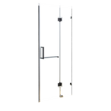 90 x 200cm Wall to Wall Frameless Shower Screen 10mm Glass By Della Francesca