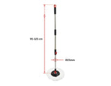 Spin Rotating Mop and Bucket Set with Wheels and 4 Microfibre Mop Heads