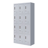 12-Door Locker for Office Gym Shed School Home Storage