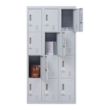 12-Door Locker for Office Gym Shed School Home Storage