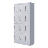 12-Door Locker for Office Gym Shed School Home Storage