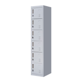 6-Door Locker for Office Gym Shed School Home Storage