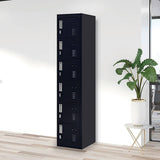 darrahopens Furniture > Office 6-Door Locker for Office Gym Shed School Home Storage