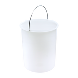 Kitchen Swing Pull Out Bin Stainless Steel Garbage Rubbish Waste Trash Can 14L