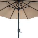 9FT Patio Umbrella Outdoor Garden Table Umbrella with 8 Sturdy Ribs