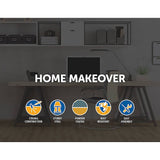 X-Shaped Table Bench Desk Legs Retro Industrial Design Fully Welded - Black