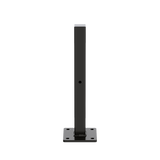 20cm Floating Shelf Brackets Industrial Metal Shelving Supports 4-Pack - Black