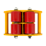 3x3 Heavy Duty Machine Dolly Skate Machinery Roller Mover Cargo Trolley 6T