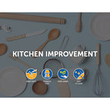 Professional Rolling Pin for Baking Premium 304 Stainless Steel Kitchen Rod