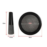 Large Pestle and Mortar Set Durable Granite Stone Spice & Herb Crusher