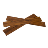 Vinyl Floor Tiles Self Adhesive Flooring Walnut Wood Grain 16 Pack 2.3SQM