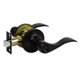 Door Handle Set Lever Privacy Function Black