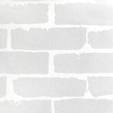 White Brick Wallpaper Self-Adhesive Vinyl Vintage Self Peel and Stick