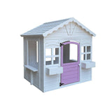 Cubby House Kids Wooden Outdoor Playhouse Cottage Play Children Timber