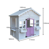 Cubby House Kids Wooden Outdoor Playhouse Cottage Play Children Timber