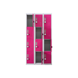 12-Door Locker for Office Gym Shed School Home Storage - 4-Digit Combination Lock