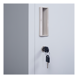 12-Door Locker for Office Gym Shed School Home Storage - Standard Lock with Keys