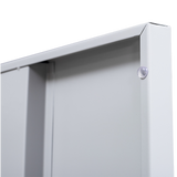 12-Door Locker for Office Gym Shed School Home Storage - 3-Digit Combination Lock