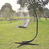 Hammock C Stand Solid Steel Construction for Hanging Air Porch Swing Chair