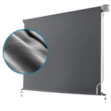 Retractable Straight Drop Roll Down Awning Garden Patio Screen 3.0X2.5M